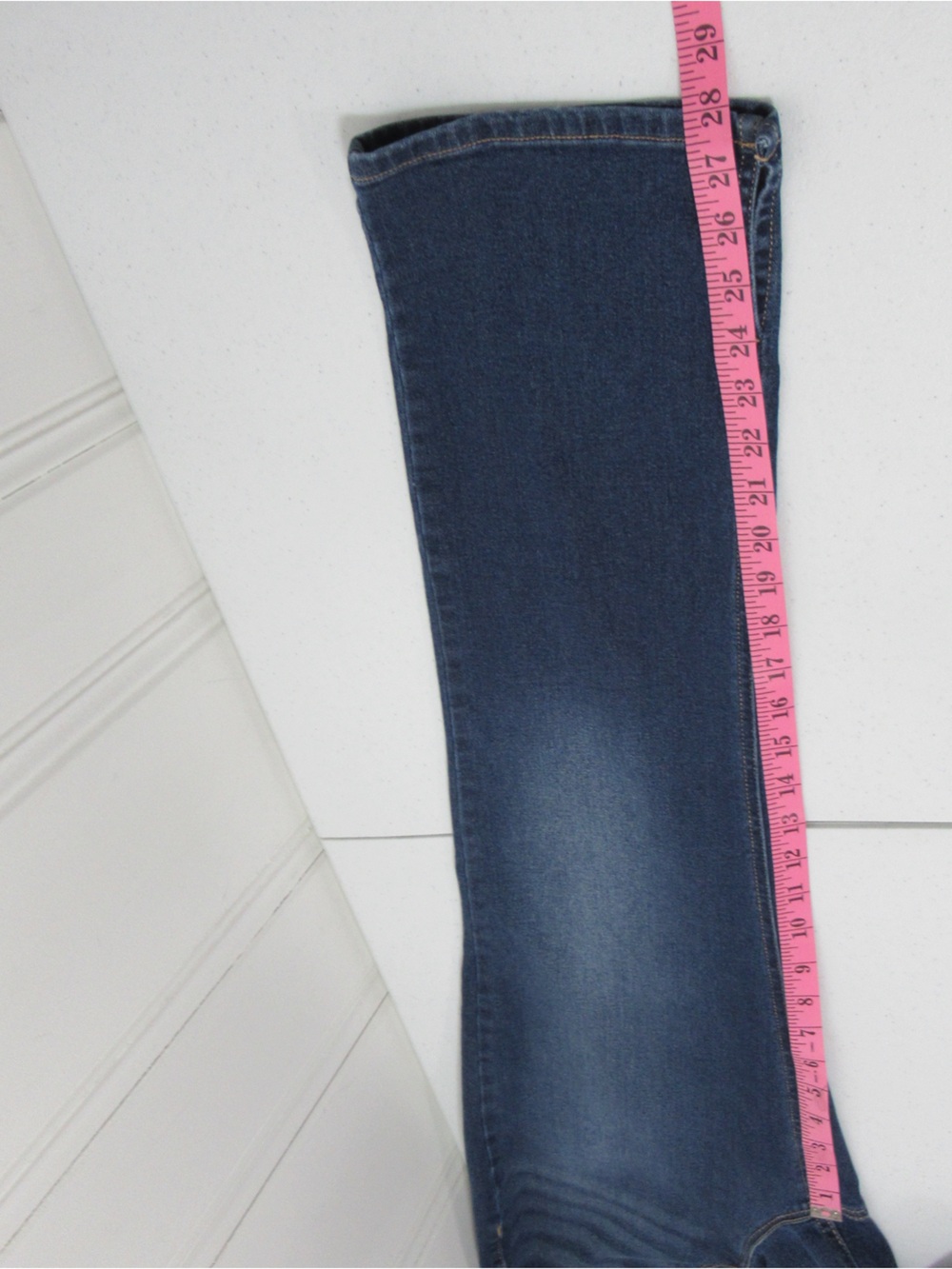 Sofia Jeans by Sofia Vergara Eden Super High Rise Straight Leg Denim Jeans 10 S - Picture 16 of 17